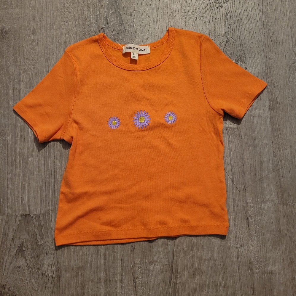 OBSESSIVE LOVE CROPPED TEE